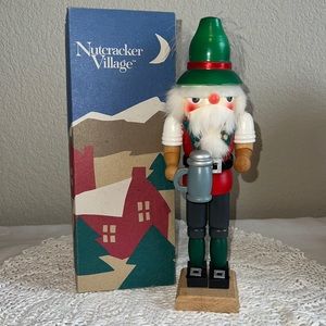 Nutcracker Village Vintage Bavarian Handcrafted Wooden Nutcracker With Box
